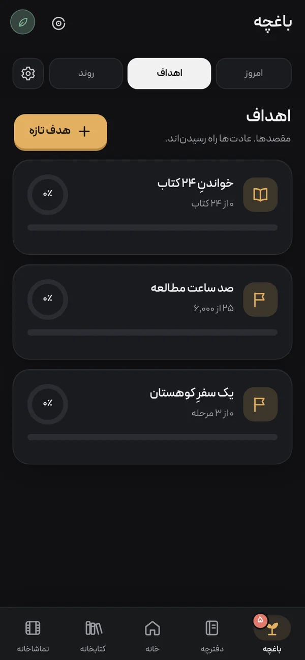 باغچه در اپ درون